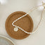 Elegant Baroque Freshwater Pearl Gold Plated Pendant Necklace