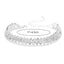 Elegant Geometric Rhinestone Crystal Double Row Bracelet - 2024 Spring Fashion