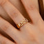 Elegant Kiss Letter Alloy Rings - Fashionable Statement Jewelry 2024