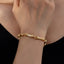Elegant Solid Color Alloy Women's Chain Bracelet - Versatile and Personalized Design for Daily Wear