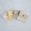 Elegant Solid Color Flannel Jewelry Packaging Bags with Snap Closure