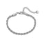Elegant Stainless Steel Twisted Chain Bracelets for Women