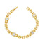 Elegant Geometric Zircon 18k Gold Plated Punk Streetwear Bracelet