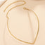 Elegant V Shape Heart Design Gold Plated Women's Choker Necklace