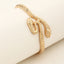 Elegant Unisex Snake Design Alloy Bangle Bracelet