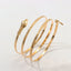 Elegant Unisex Snake Design Alloy Bangle Bracelet