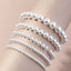 Elegant Imitation Pearl Beaded Women's Bracelet with Bungee Rope