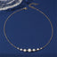 Elegant Solid Color Imitation Pearl Choker Necklace for Women