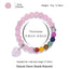 Elegant Heart Shape Natural Stone Beaded Bracelet for Women