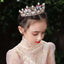 Elegant Rhinestone Pearl Tiara for Girls - Handmade Crystal Butterfly Crown Accessories