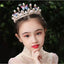 Elegant Rhinestone Pearl Tiara for Girls - Handmade Crystal Butterfly Crown Accessories