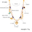 Elegant French Style Heart Shape Freshwater Pearl 18K Gold Plated Pendant Necklace with Zircon Inlay