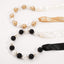 Elegant Vintage Bow Knot Pearl Ribbon Choker Necklace