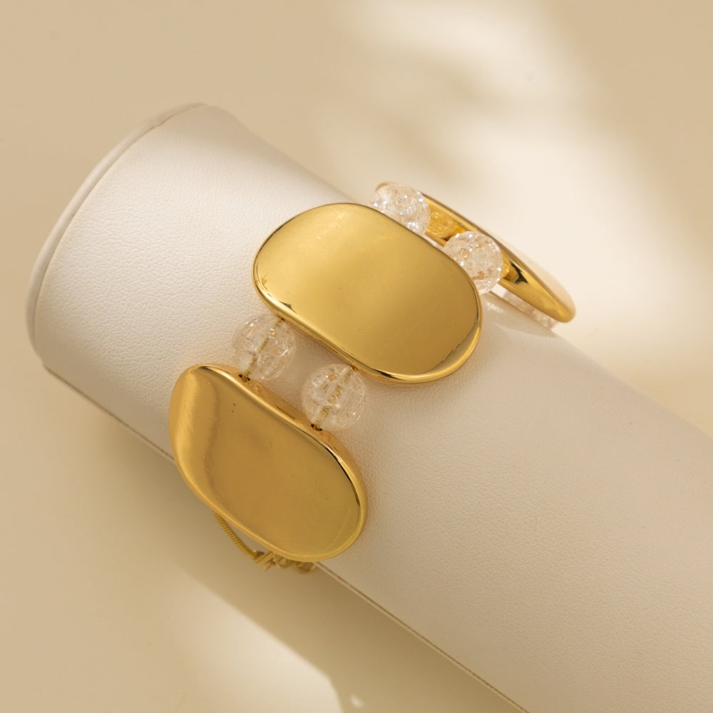 Elegant Geometric Splicing Bead Alloy Women's Bracelet