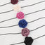 Elegant Vintage Rose Fabric Choker Necklace for Women