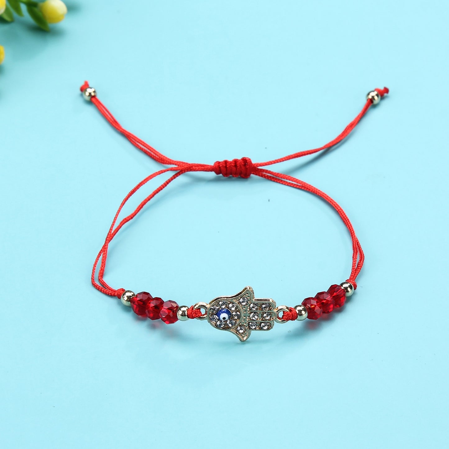 Ethnic Bohemian Evil Eye Butterfly Crystal Women's Friendship Bracelets Set - 12 Pieces