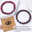 Ethnic Devil's Eye Natural Tiger Eye Stone Beaded Bracelet Gift Set