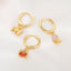 Ethnic Beach Style 18k Gold Animal Hoop Earrings