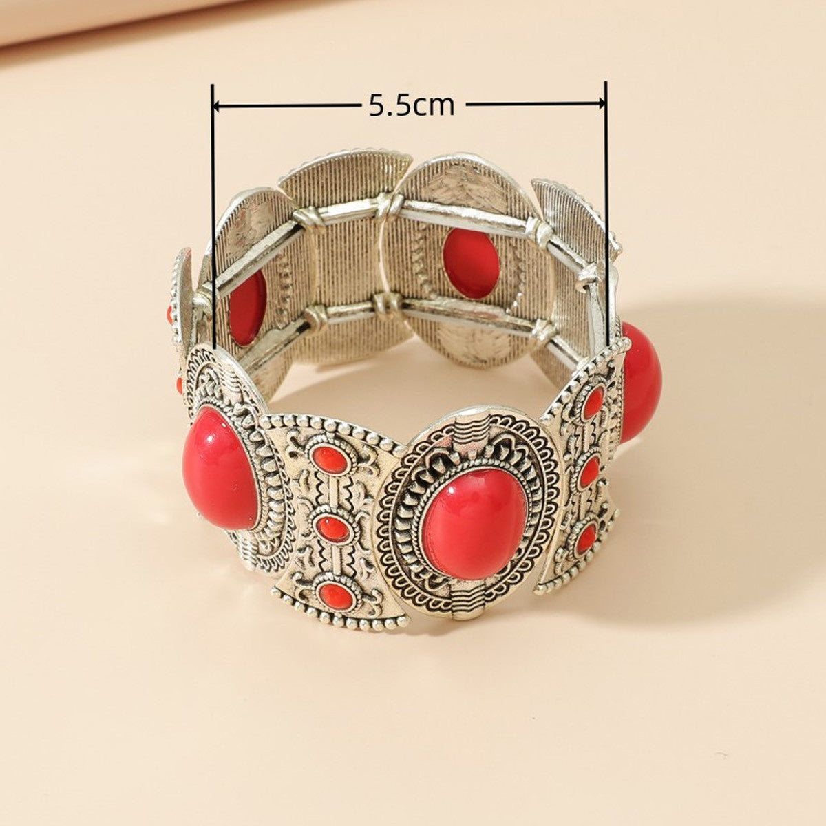 Ethnic Style Geometric Alloy Plating Women's Bangle