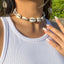 Ethnic Geometric Alloy Shell Handmade Choker Necklace