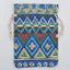 Ethnic Geometric Print Cotton Drawstring Gift Bags for Festivals