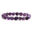 Ethnic Geometric Amethyst Stone Beaded Bracelet