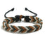 Ethnic Geometric Unisex Handmade Colorful Wax Cord Bracelets