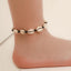 Ethnic Geometric Shell Gemstone Unisex Anklet Bracelet