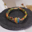 Ethnic Heart Shape Natural Stone Knitted Bracelet 2024 Edition