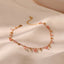 Ethnic Multicolor Natural Stone Plated Women's Anklet in Unique Design