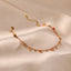 Ethnic Multicolor Natural Stone Plated Women's Anklet in Unique Design