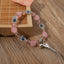 Ethnic Palm Key Natural Stone Crystal Beaded Women's Bracelet