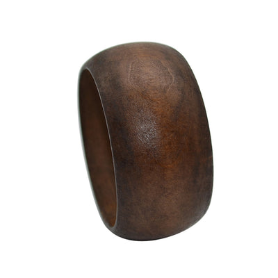 Ethnic Vintage Round Wood Bangle Bracelet