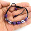 Ethnic Square Natural Stone Crystal Beaded Yoga Bracelet