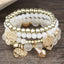 Ethnic Bohemian Heart Pendant Multi-Layer Women's Bracelet Set