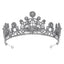 European Bridal Wedding Rhinestone Princess Alloy Crown