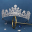 European Bridal Wedding Rhinestone Princess Alloy Crown