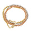 European American Hip-hop Style Copper Zircon Elastic Bracelet Set