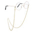 European American Style Gold Glasses and Mask Chain Anti-Skid Dual-Use Titanium Steel Chain