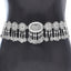 Exaggerated Ethnic Geometric Alloy Multi-layer Coin Tassel Women's Chain Belt