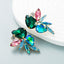 Exaggerated Multi-Layer Alloy Glass Rhinestone Earrings for Women