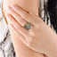 Exaggerated Vintage Dual-Tone Geometric Unisex Ring