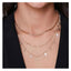 Exaggerated Gold Geometric Cross Chain Necklace