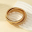 Exaggerated Gold Plated Metal Chain Link Bangle Bracelet