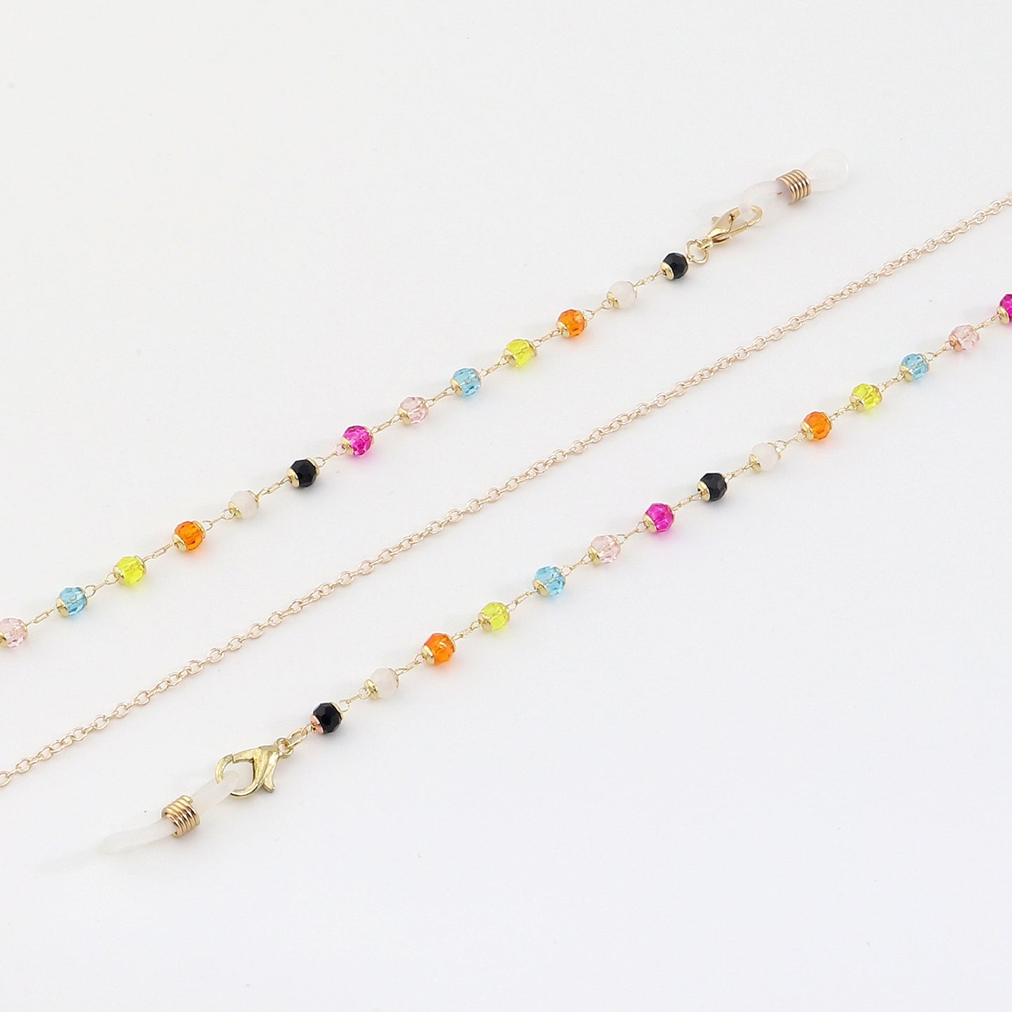Colorful Crystal Handmade Eyeglasses Chain for Reading Glasses