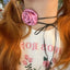 Fairy Style Vintage Rose Bowknot Choker Necklace for Women