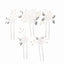 Floral Alloy Hairpin Set - U-Shaped Bridal Wedding Tiara Headwear