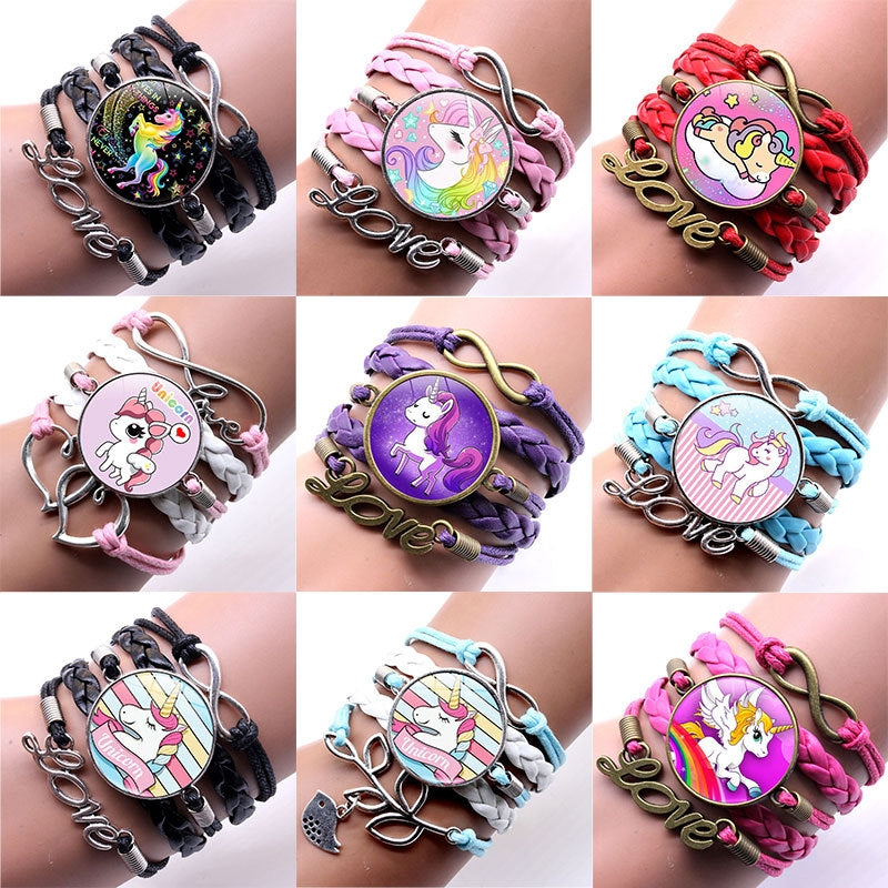 Fashion Alloy Unicorn Infinity Love Women's Bracelet