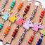 Butterfly Elephant & Unicorn Crystal Beaded Rope Bracelet Set for Women and Kids