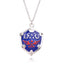 Fashion Dripping Oil Wings Shield Pendant Necklace Unisex Zelda Logo Alloy Pendant Necklace